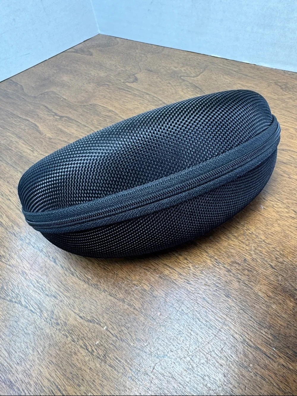 Oakley Black Textured Hard Shell Sunglass Case with Silver Logo